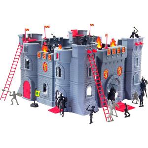 Игровой набор  Королевский замок Mochtoys. Цвет: grau/rot
