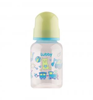 Бутылочка  Малыши и Малышки для кормления полипропилен с рождения, 150 мл, цвет: зеленый Lubby