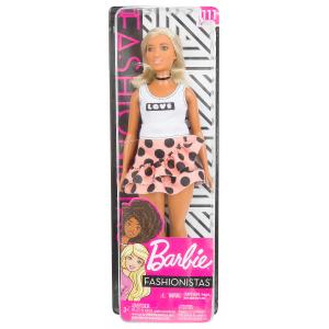 Кукла  Игра с модой Юбка в горох белый топ Barbie
