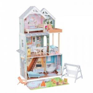 Кукольный домик Хэлли с мебелью (27 элементов) KidKraft