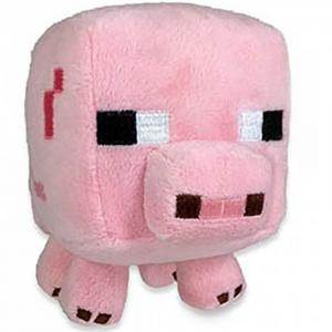 Мягкая игрушка  Baby pig Поросенок 18 см Minecraft