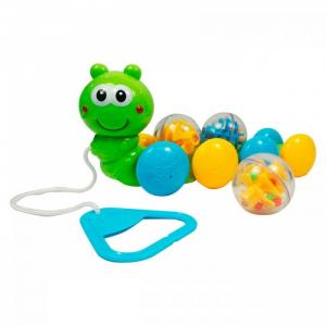 Каталка-игрушка  Гусеница с шариками Bebelino