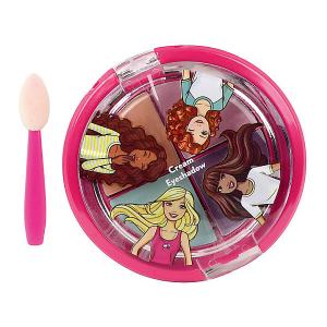 Игровой набор  Barbie Декоративная косметика Тени для век, 4 цвета Markwins