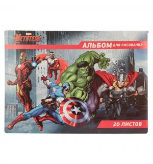 Альбом для рисования А4 20л  Самые могущественные герои земли Marvel