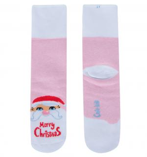 Носки  Дед Мороз, цвет: розовый Conte Kids