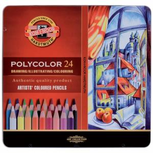 Набор карандашей цветных Polycolor 24 цвета Koh-i-Noor