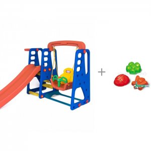 Детский игровой комплекс для дома и улицы JM-701 Формочки Нордпласт Happy Box