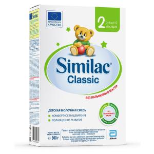 Молочная смесь  Classic 2 с 6 мес, 300 г Similac