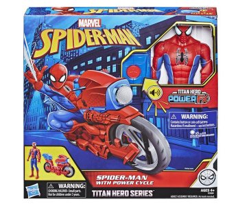 Фигурка Титан Человек Паук с транспортом 30 см Spider-Man