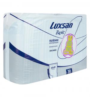 Пеленки  Basic 60х90 см, 30 шт Luxsan