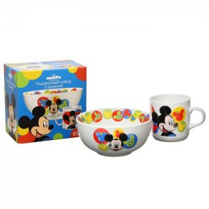Набор детской посуды Микки (2 предмета) Disney