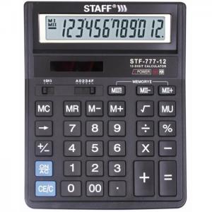 Калькулятор настольный STF-777 12 разрядов Staff