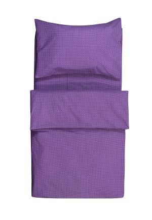 Комплект постельного белья  Горошек, цвет: фиолетовый 3 предмета Dream Time