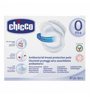 Прокладки  антибактериальные Natural Feeling для груди, 30 шт Chicco