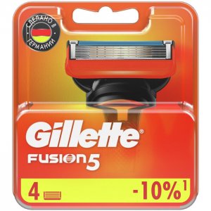 Сменные кассеты с точным триммером Fusion 5 4 шт. Gillette