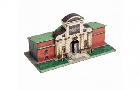 Сборная модель из картона Брандербургские Ворота Умная бумага