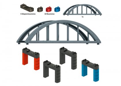 Конструктор  Набор строительных блоков надземного железнодорожного моста Marklin