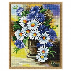 Картина мозаика Букет из ромашек 40х50 см Molly