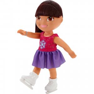 Кукла Даша на катке, Fisher Price, Даша-путешественница Mattel