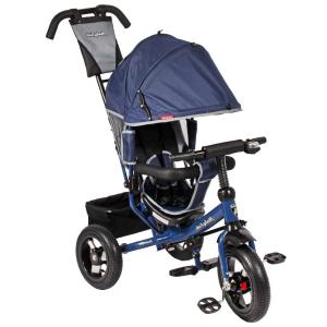 Трехколесный велосипед  Comfort 12x10 AIR, цвет: синий Moby Kids