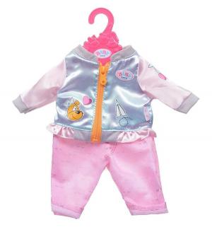 Одежда для куклы  Штанишки розовые и кофточка прогулки Baby Born