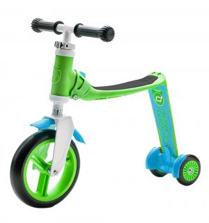 Самокат-беговел  Highway Baby Plus, цвет: зелено-голубой Scoot&Ride