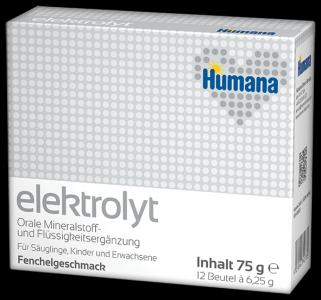 Молочная смесь  Электролит со вкусом фенхеля с рождения, 75 г Humana