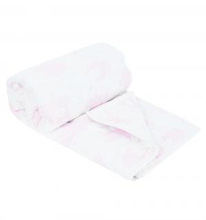 Одеяло Облака 140 х 105 см, цвет: розовый Споки ноки