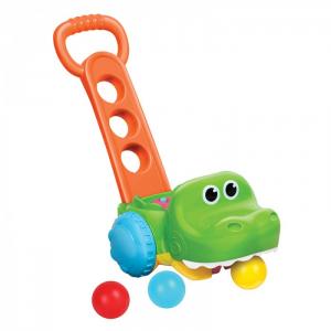 Каталка-игрушка  Крокодил с мячиками B kids