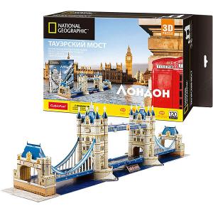 3D Пазл  Тауэрский Мост (Великобритания), 120 деталей CubicFun