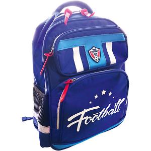 Рюкзак школьный  College bag Football Limpopo. Цвет: синий