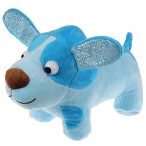 Мягкая игрушка  Деревяшки Собачка Гав-Гав 20 см цвет: голубой Мульти-Пульти