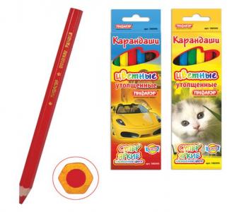 Карандаши цветные  Котята Автомобили Пифагор