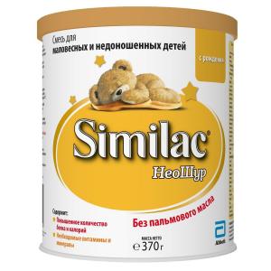 Молочная смесь  НеоШур для недоношенных детей 0-12 месяцев, 370 г Симилак