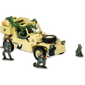 Радиоуправляемая машина  Army Военный джип, 1:20, свет, звук Mioshi