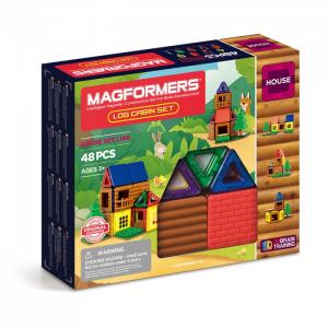 Конструктор  Магнитный Log Cabin Set (48 деталей) Magformers