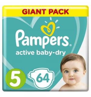 Подгузники  Active Baby-Dry (11-16 кг) 64 шт. Pampers