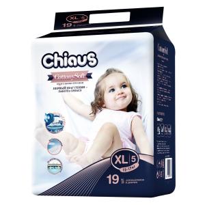 Трусики-подгузники  Cottony Soft, р. 4+, 12-17 кг, 19 шт Chiaus