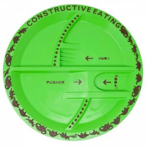 Тарелка с изображением динозавров Constructive eating