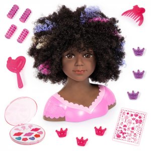 Кукла Модель Charlene Super Model для причесок с кудрявыми волосами 27 см Bayer