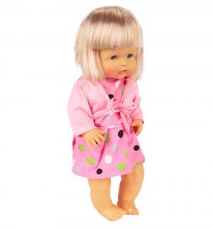 Кукла  Радочка в розовом платье горошек 39 см Tongde