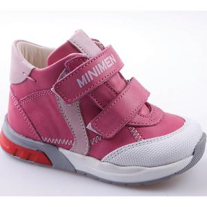 Ботинки  для девочки Minimen. Цвет: розовый