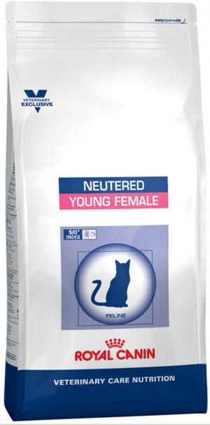 Сухой диетический корм  Veterinary Care Nutrition Yong Femele для взрослых кошек /для после стерилизации, 10кг Royal Canin
