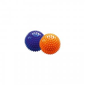 Набор мячей ёжиков, оранжевый и синий, 12 см, МалышОК