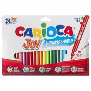 Фломастеры  Joy 24 цвета в футляре Carioca
