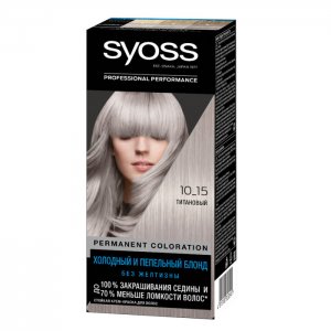 Крем-краска для волос 10-15 Титановый Syoss