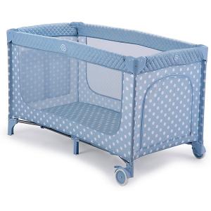 Кровать-манеж  Martin, голубой Happy Baby. Цвет: голубой