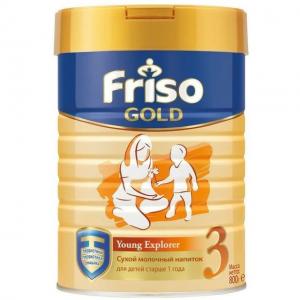 Напиток сухой  Фрисолак Gold 3 на молочной основе с 12 месяцев, 800 г Friso