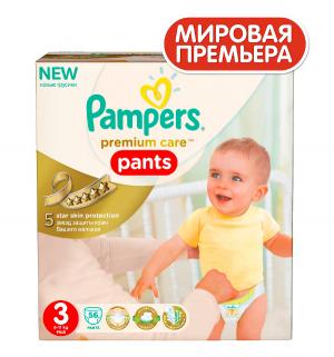 Трусики  Premium Care Pants 3 размер (6-11 кг) 56 шт. Pampers