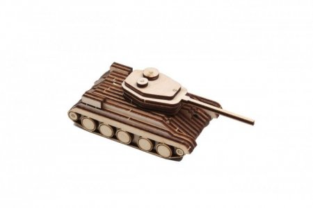 Деревянная игрушка  3д-пазл Танк Т-34-85М Bradex
